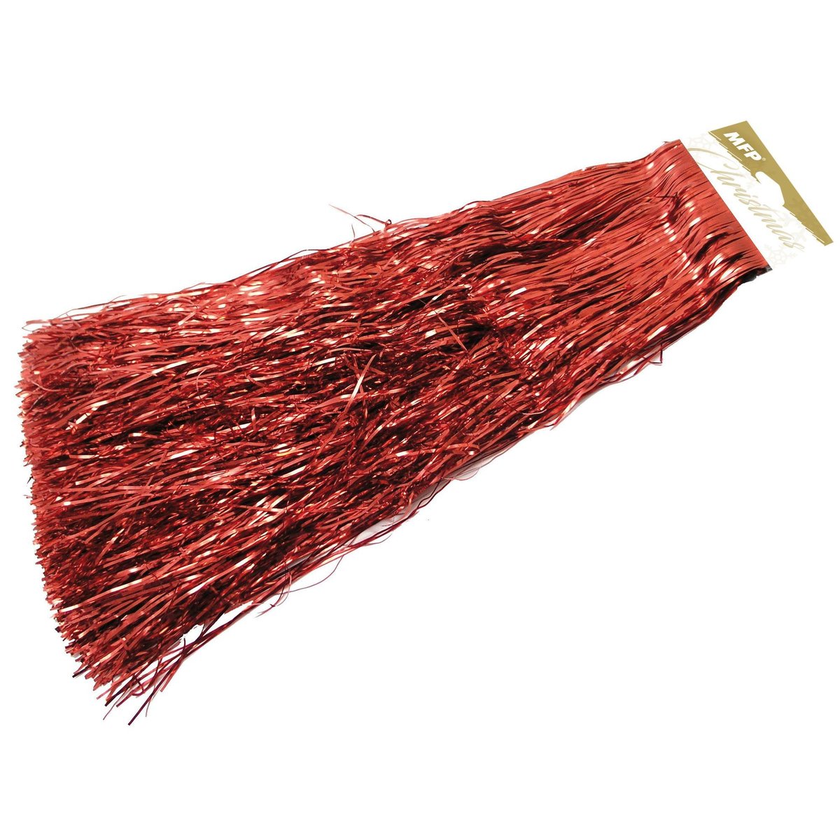 Vánoční metalická lameta – červená