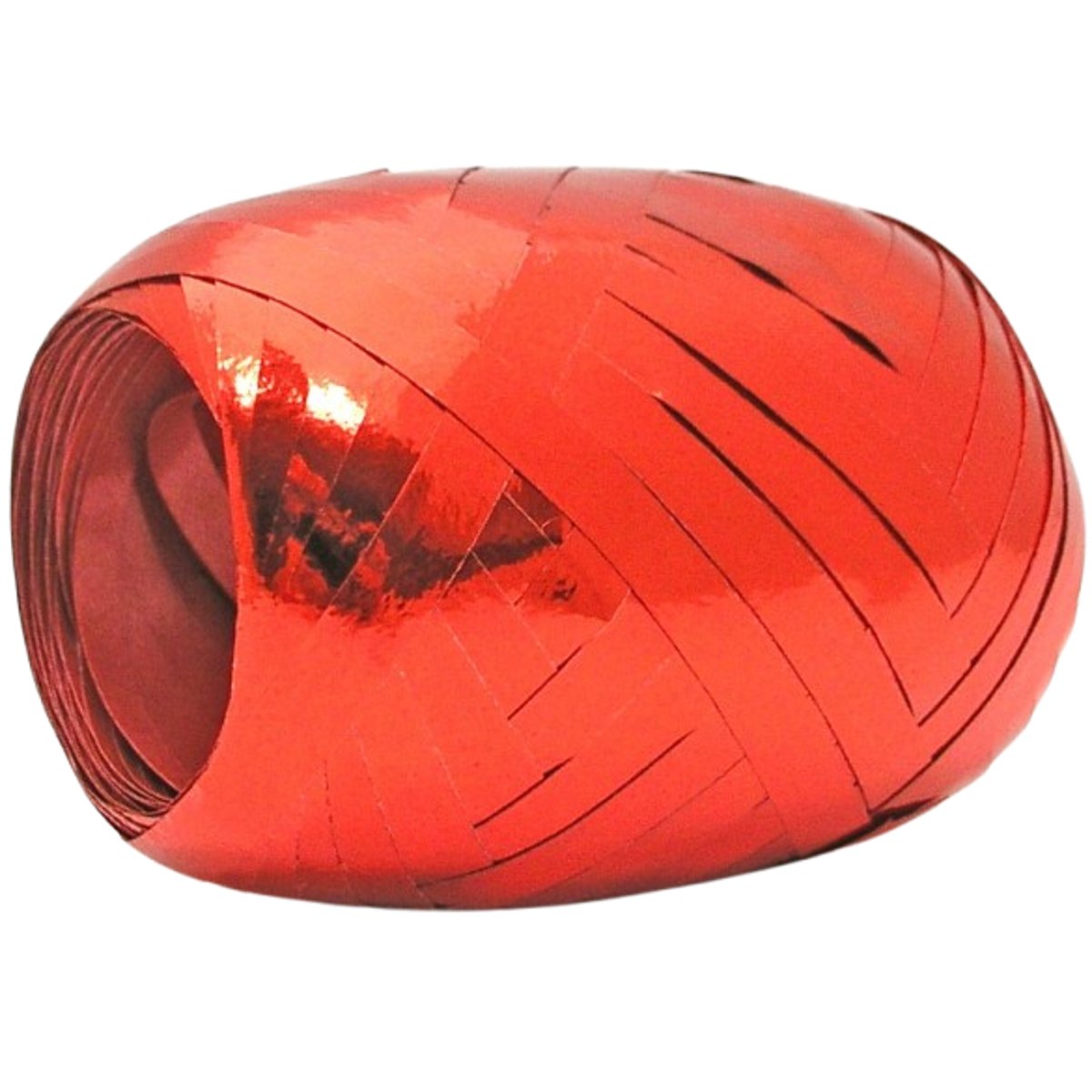 Metalická vázací stuha – červená