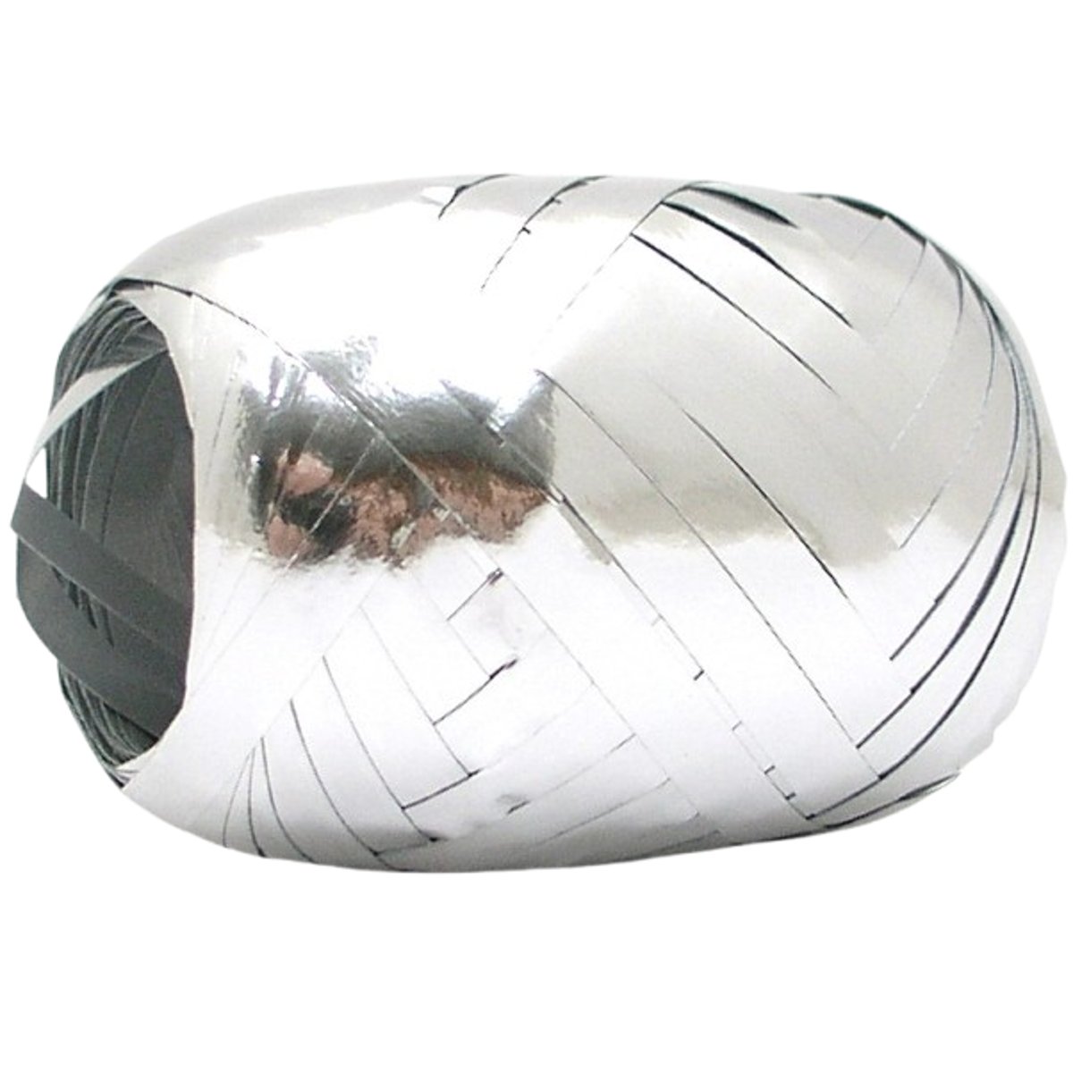 Metalická vázací stuha – stříbrná