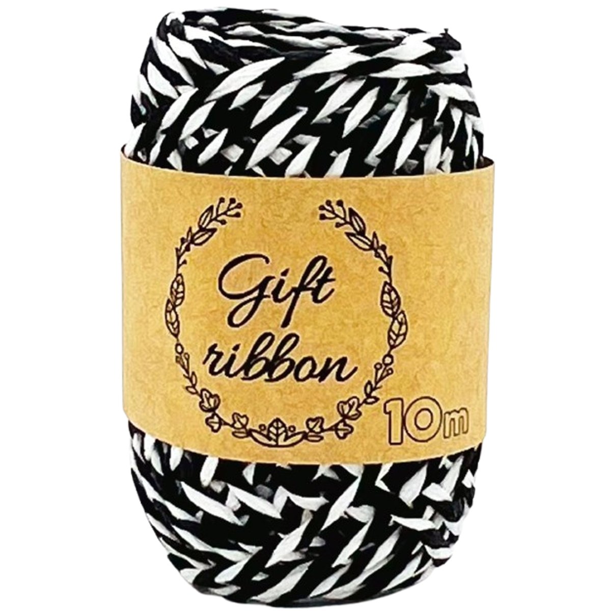 Vázací provázek bílo-černý