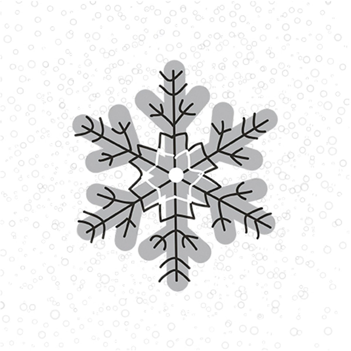 Vánoční ubrousky sněhová vločka