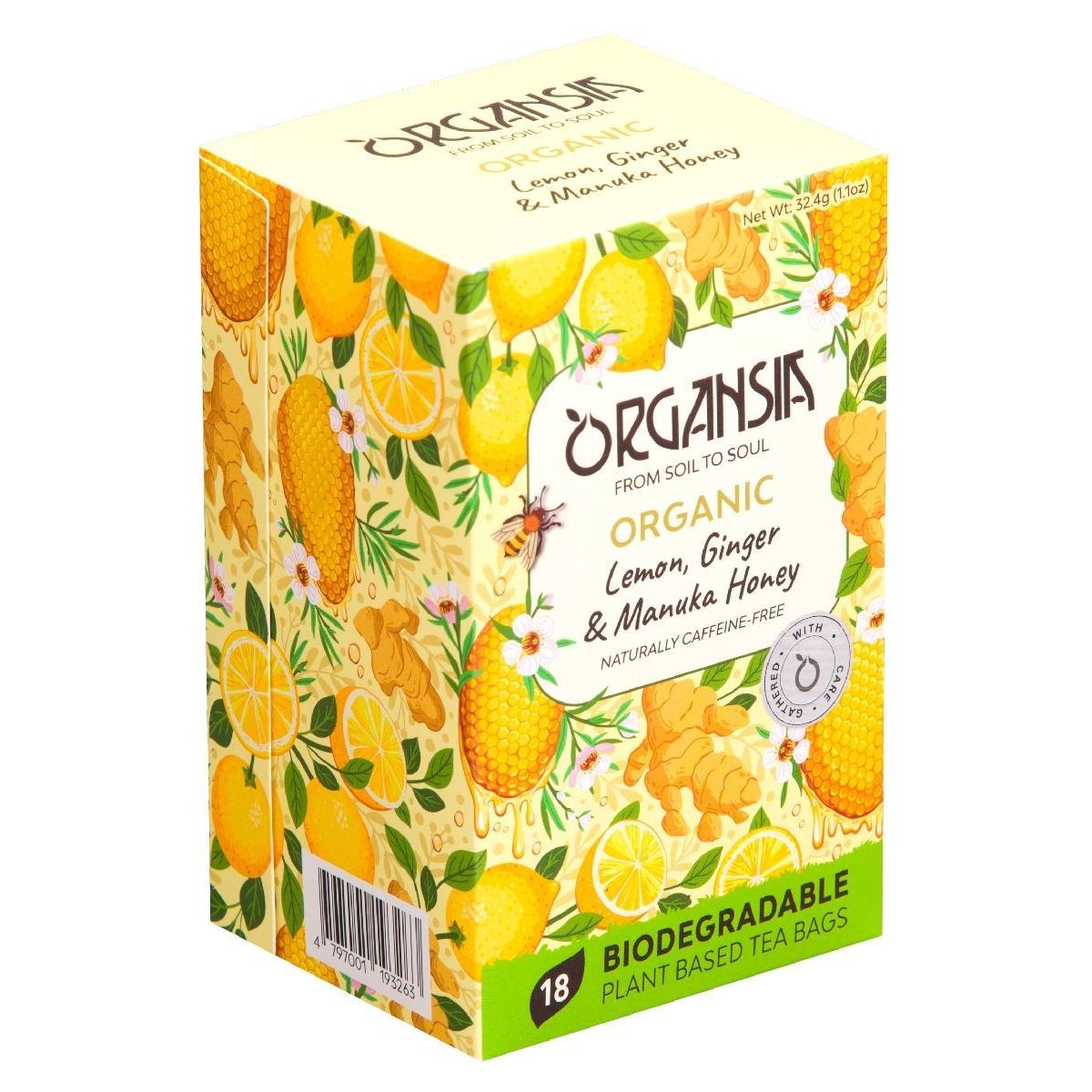 Organsia BIO Lemon Ginger a Manuka Honey
