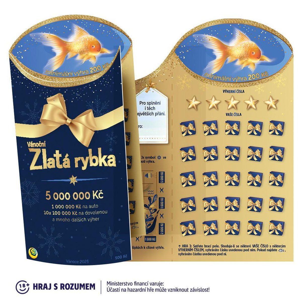 Sazka Vánoční Zlatá rybka