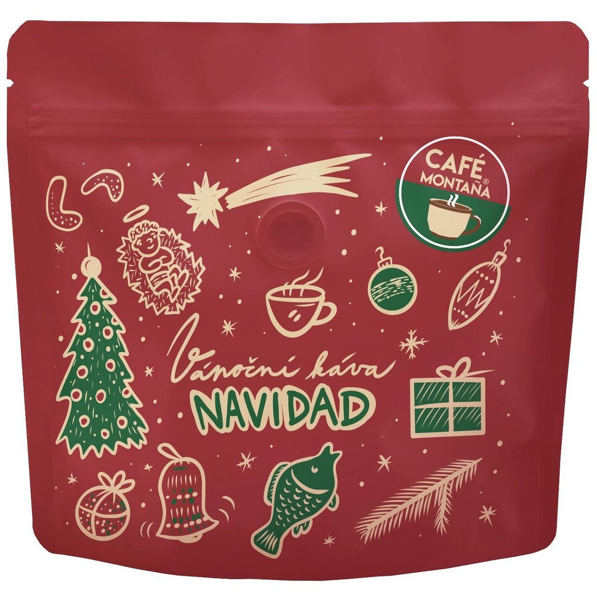 Café Montana Navidad vánoční zrnková káva 250 g