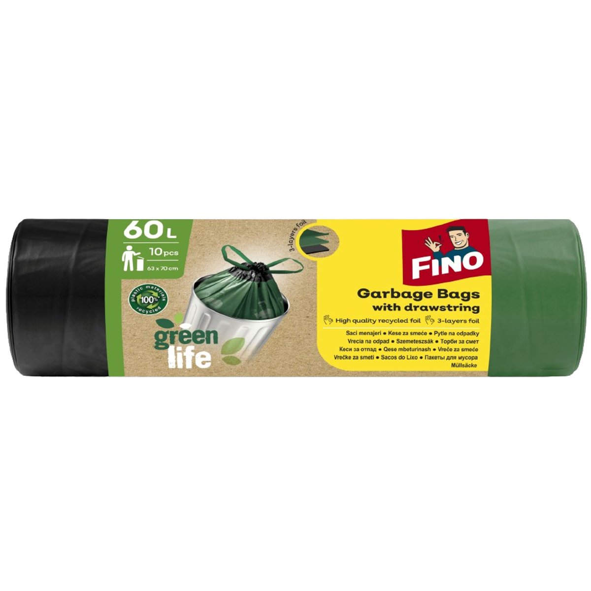 Fino Green Life zatahovací pytle 60 l
