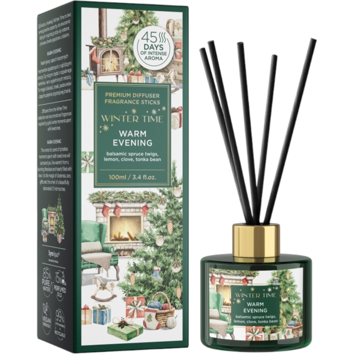 Bartek Warm Evening difuzér s tyčinkami