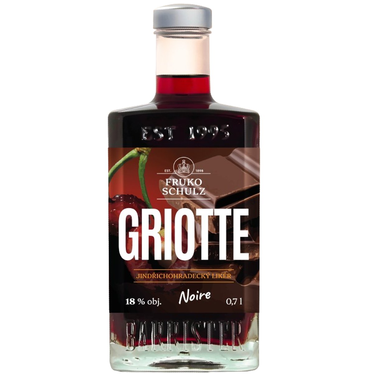 Fruko-Schulz Griotte likér Noire 18% obj. Barrister