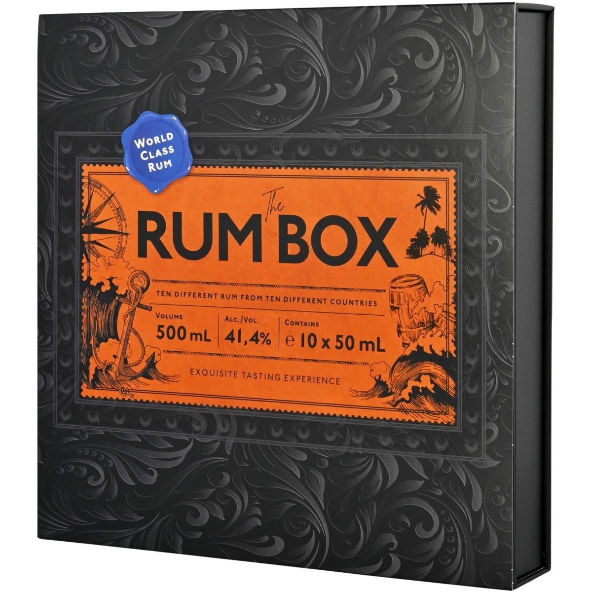 The Rum Box Blue edition 40–45% obj. 10×0,5 l