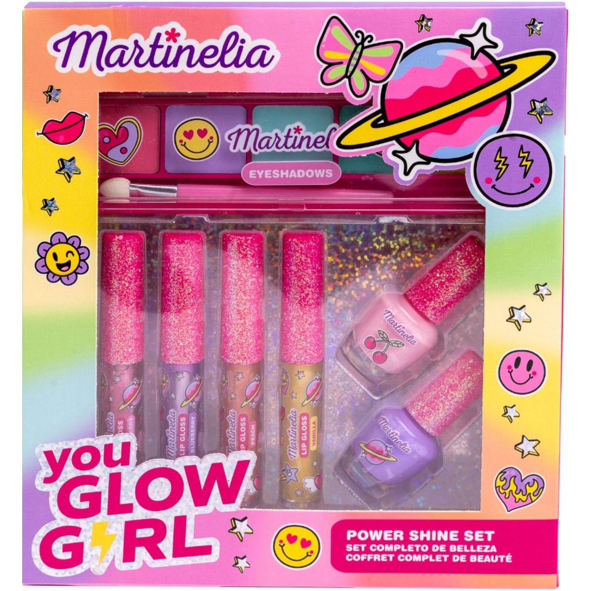 Martinelia Super Girl Power Shine Set dárková sada pro děti