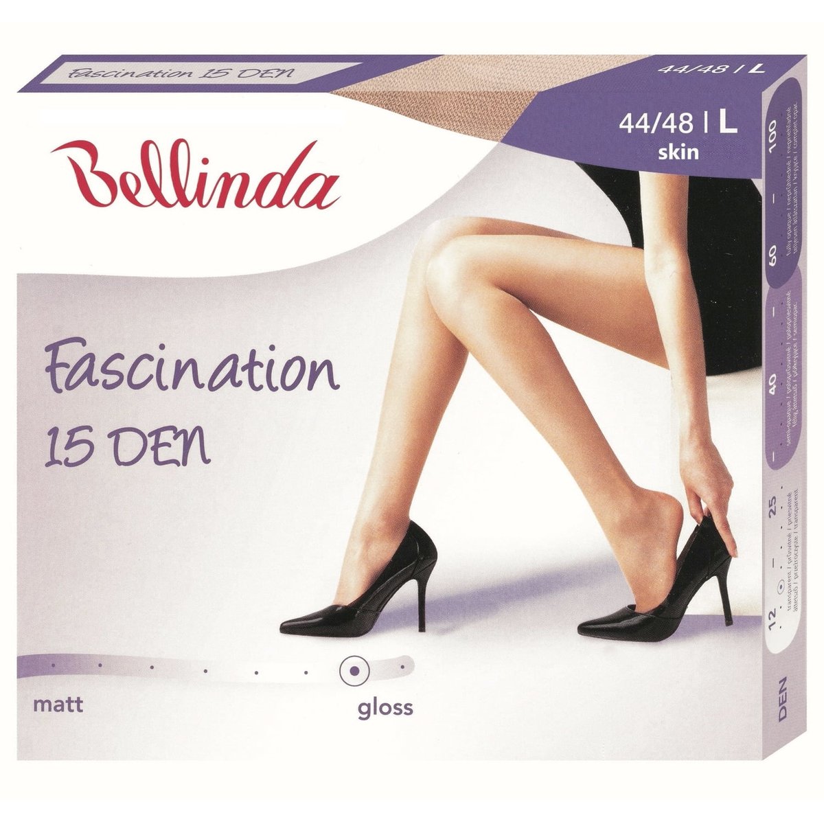 Bellinda Dámské lycrové punčochové kalhoty tělové, vel. L