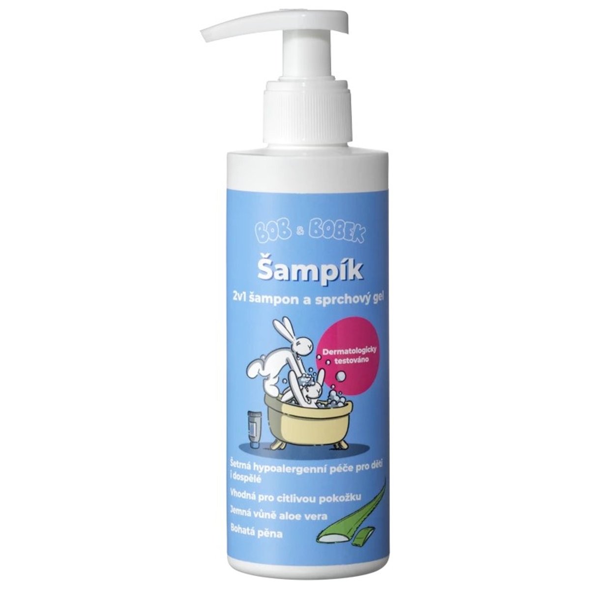 Bob a Bobek Šampík sprchový gel a šampon