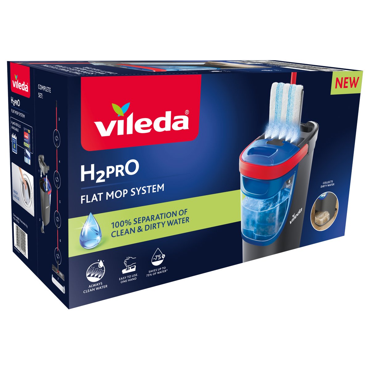 Vileda H₂PrO Plochý mop