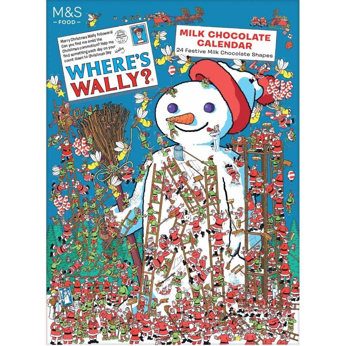 Marks & Spencer Adventní kalendář s mléčnou čokoládou – Where's Wally