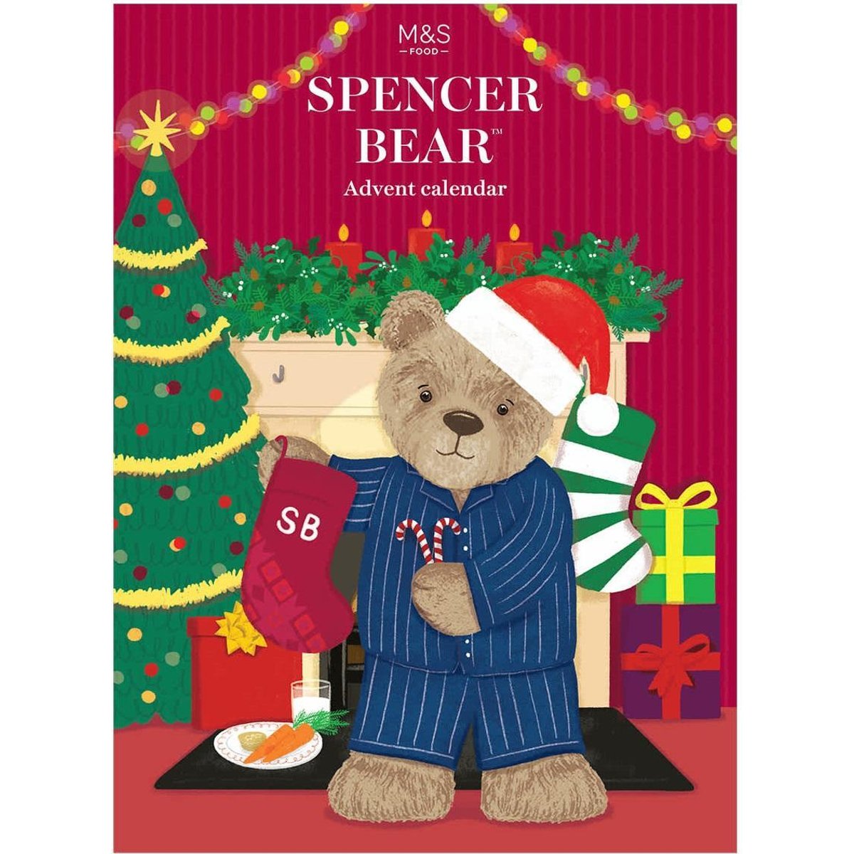 Marks & Spencer Adventní kalendář mléčný – Medvídek