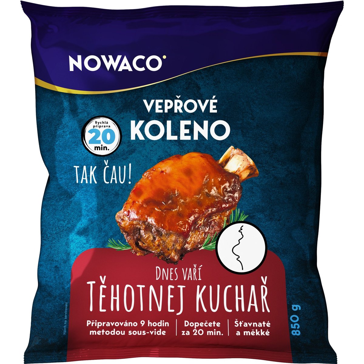 Nowaco Těhotnej kuchař Vepřové koleno sous-vide