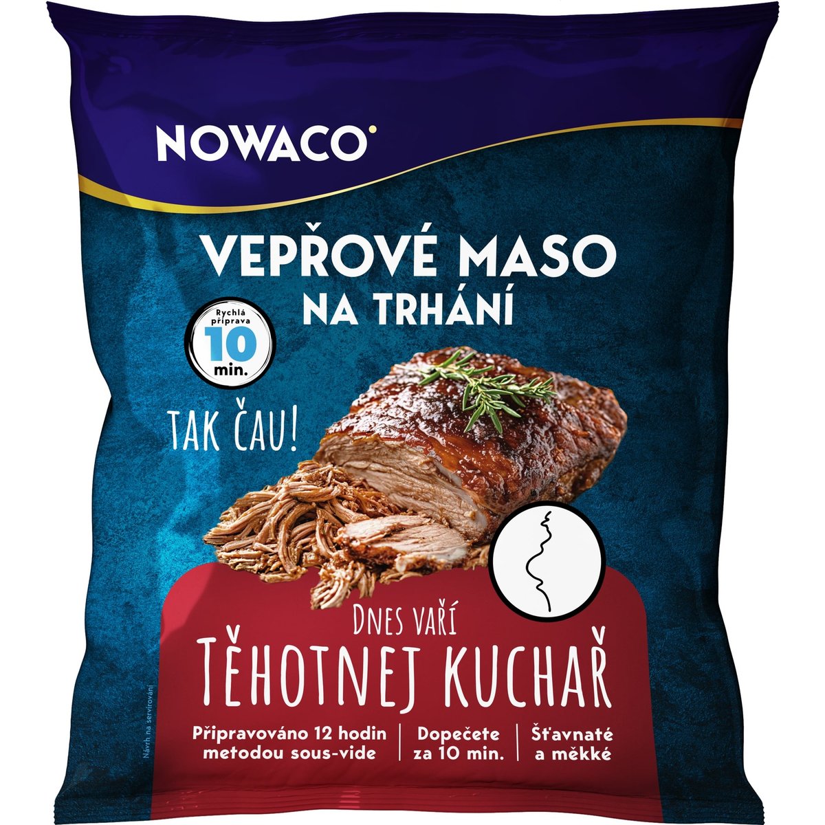 Nowaco Těhotnej kuchař Vepřové trhané maso sous-vide
