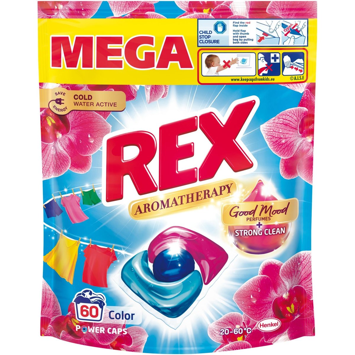 Rex Aromatherapy Orchid Color prací kapsle