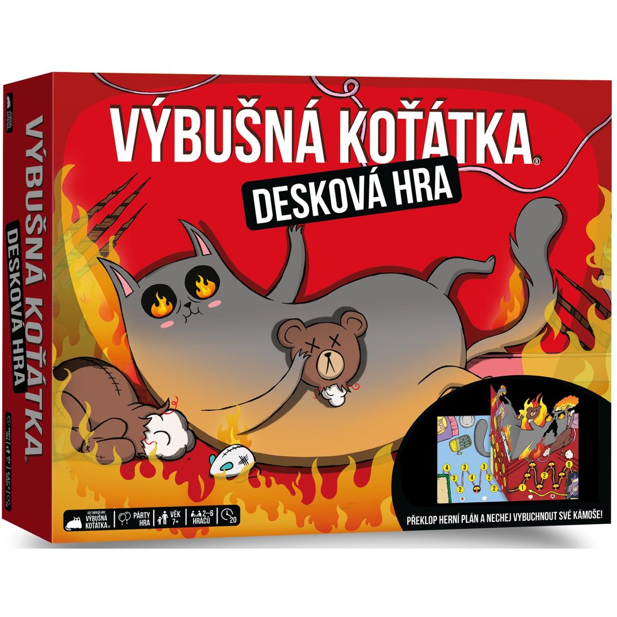 Výbušná koťátka: Desková hra