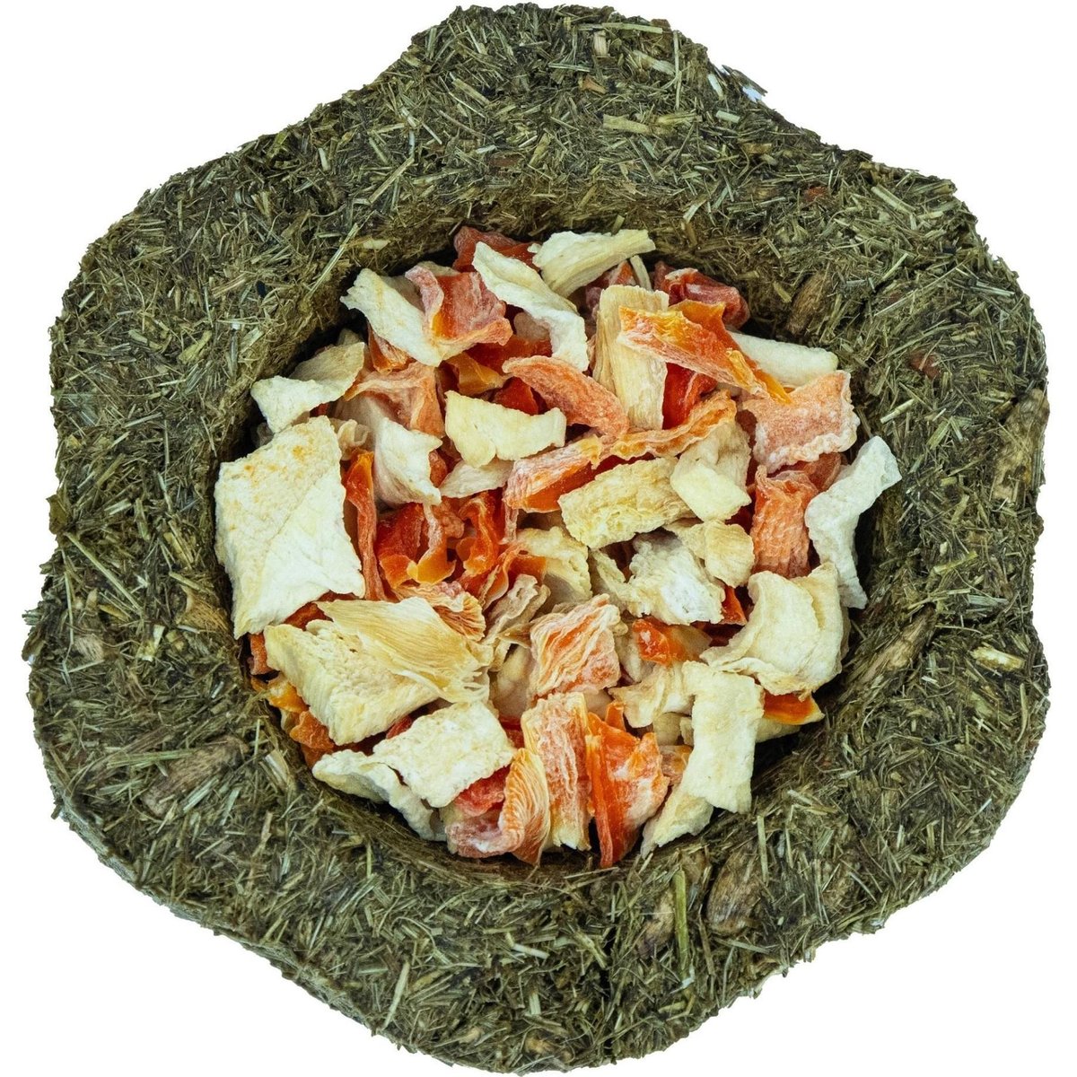 Limara Goody Crunch bezobilná krmná miska pro drobné savce mrkev a pastinák