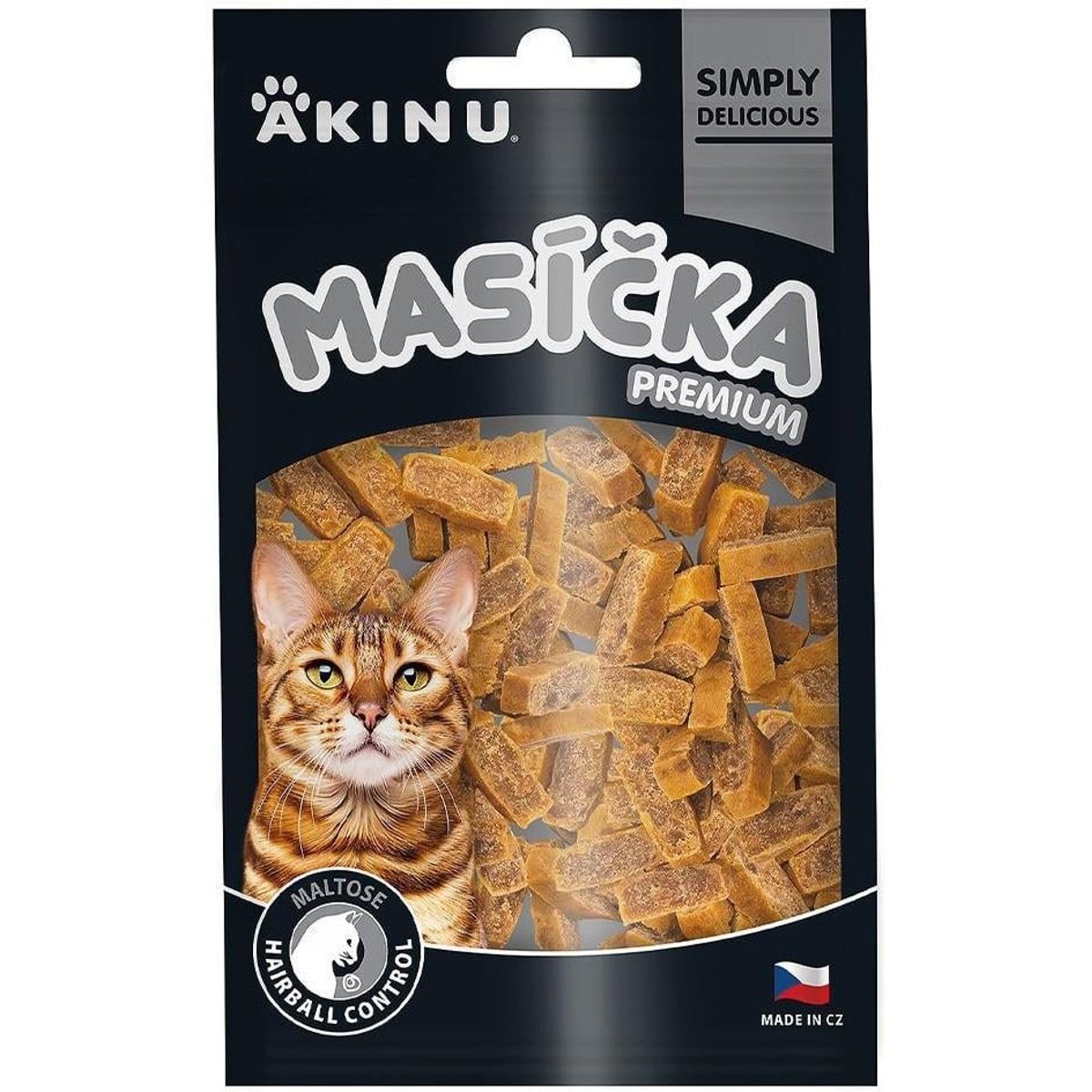 Akinu Masíčka Premium Hairball Control pamlsek pro kočky