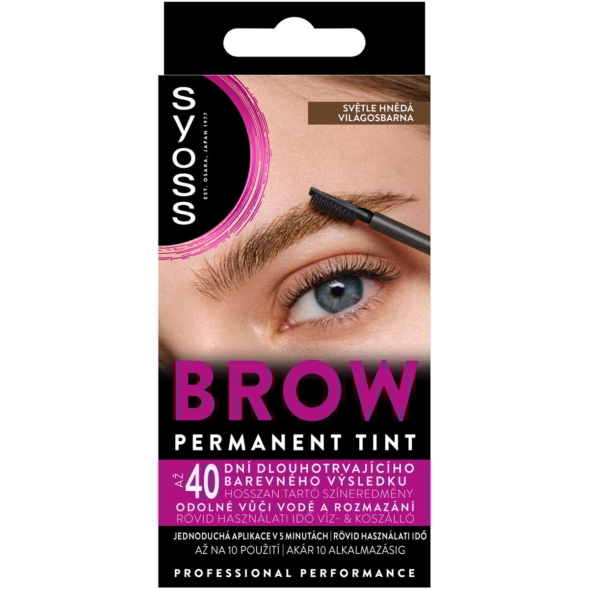 Syoss Brow Tint barva na obočí světle hnědá