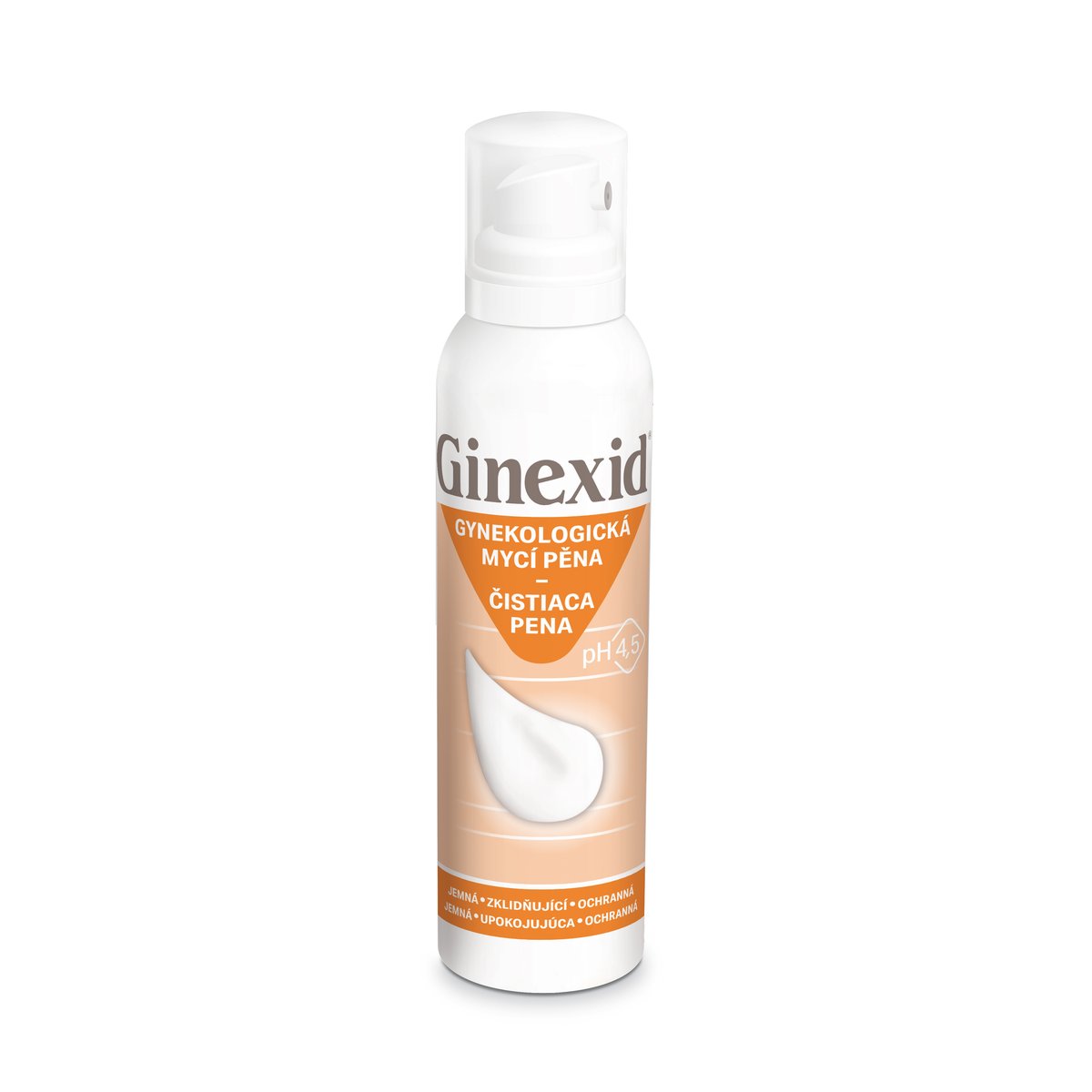 Ginexid gynekologická mycí pěna 150ml
