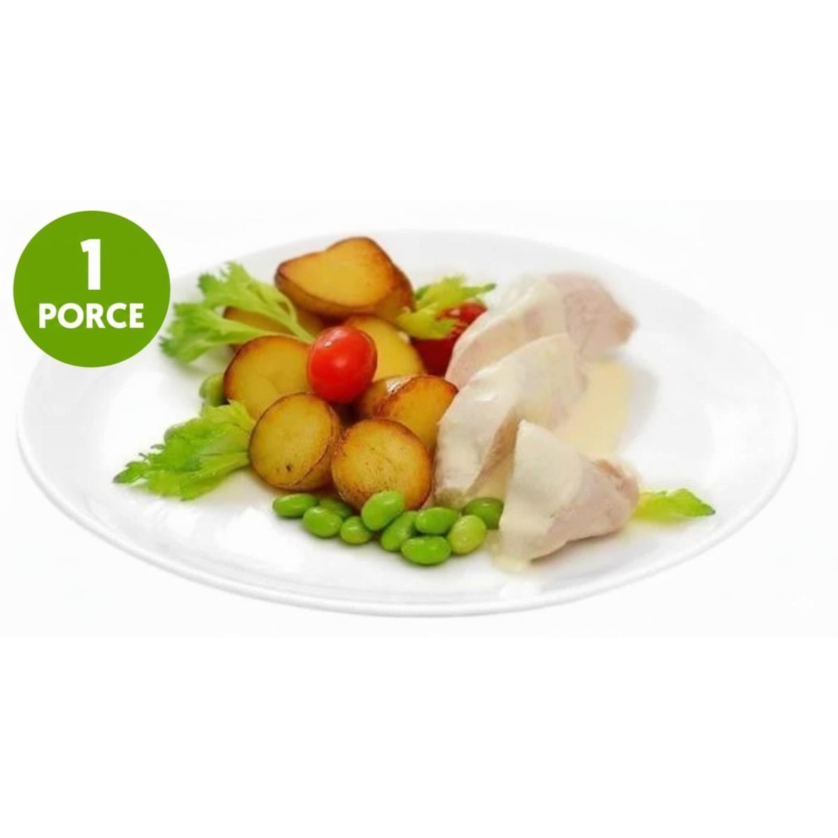 Kuřecí prsa se sýrovou omáčkou a mini bramborami (set k přípravě hotového jídla)