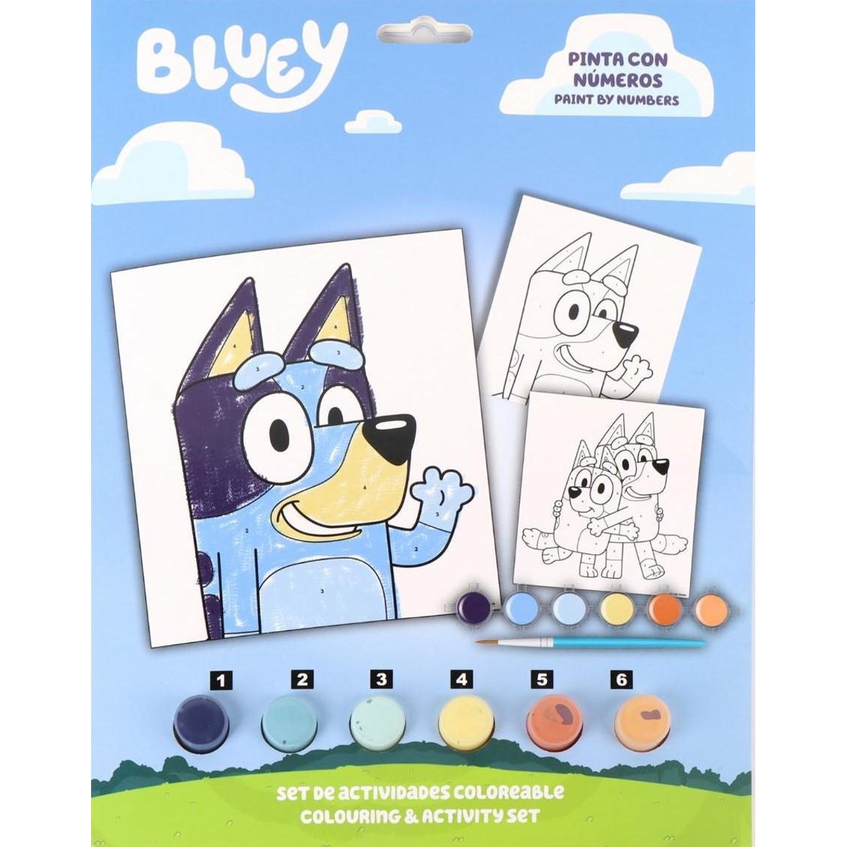 Cerda Bluey malování podle čísel