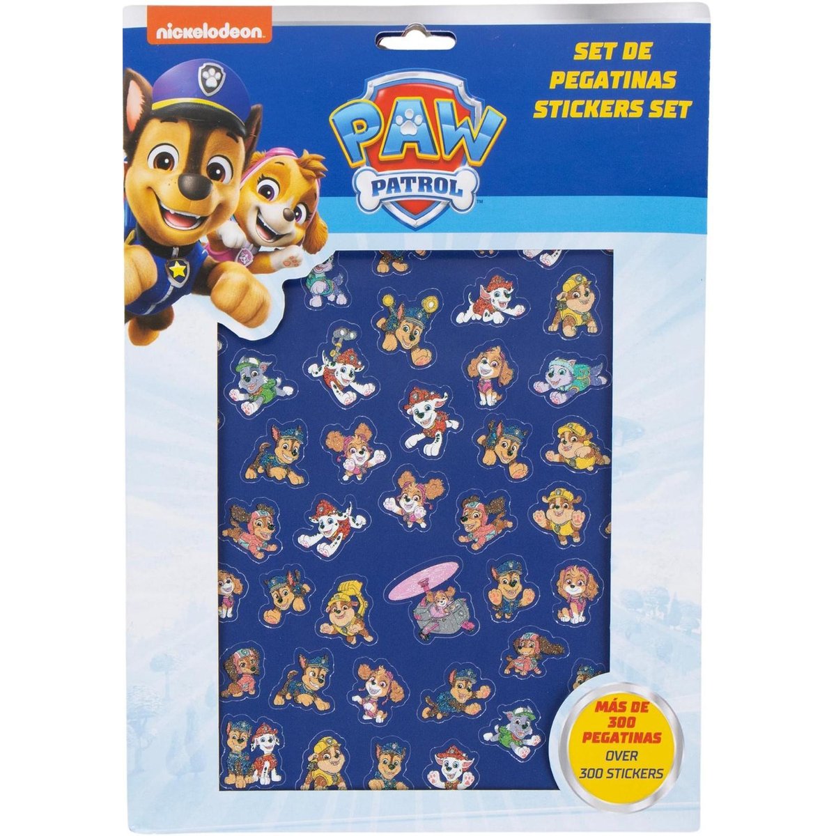 Cerda Tlapková Patrola kreativní sada s barevnými samolepkami