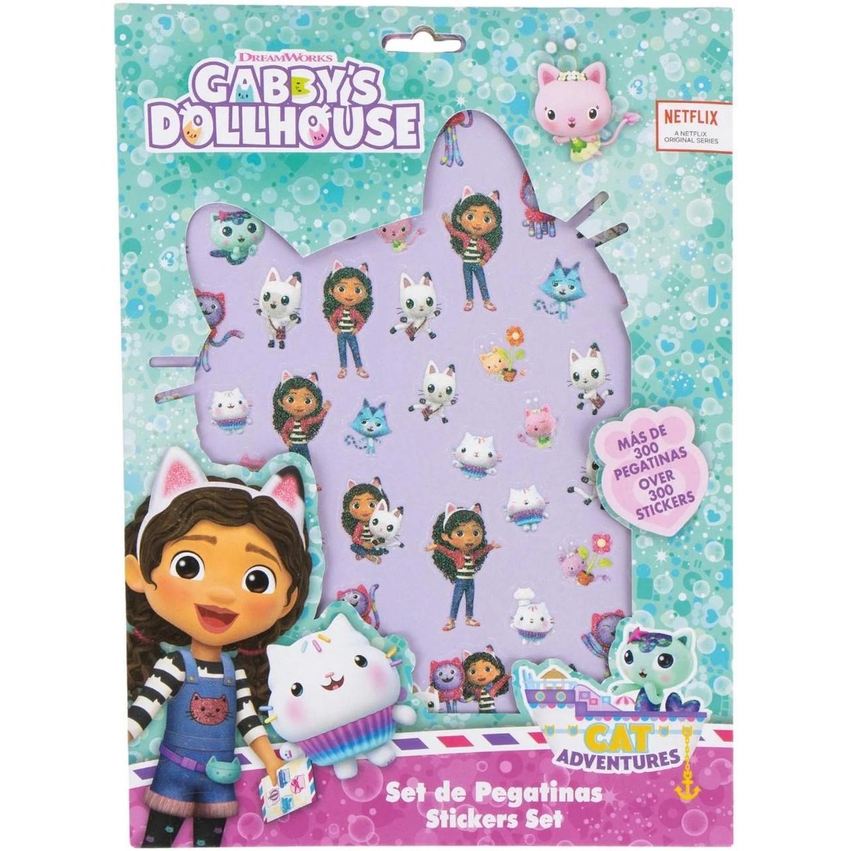 Cerda Gabby´s Dollhouse kreativní sada s barevnými samolepkami