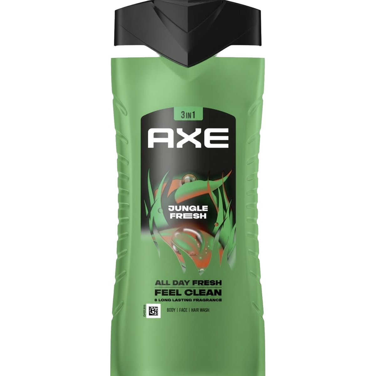 Axe Jungle Fresh sprchový gel na obličej, tělo a vlasy Palm Leaves & Amber 400 ml