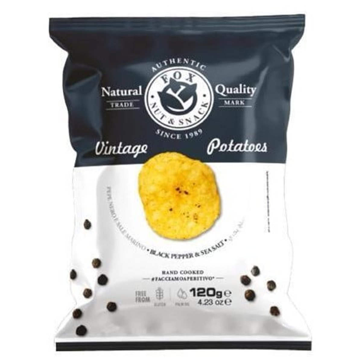 Fox Chipsy s černým pepřem