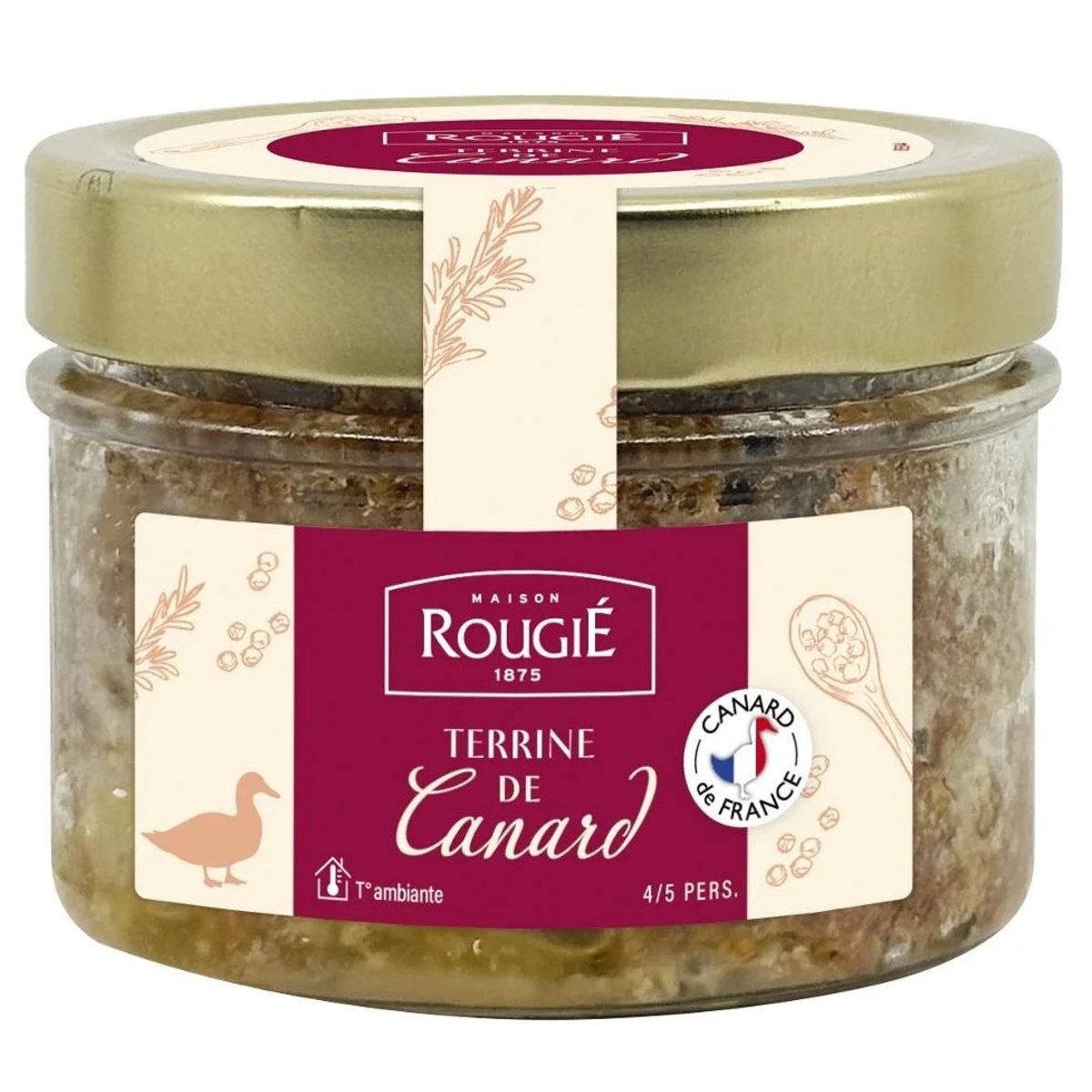 Rougie Kachní terina ve skleněné nádobě