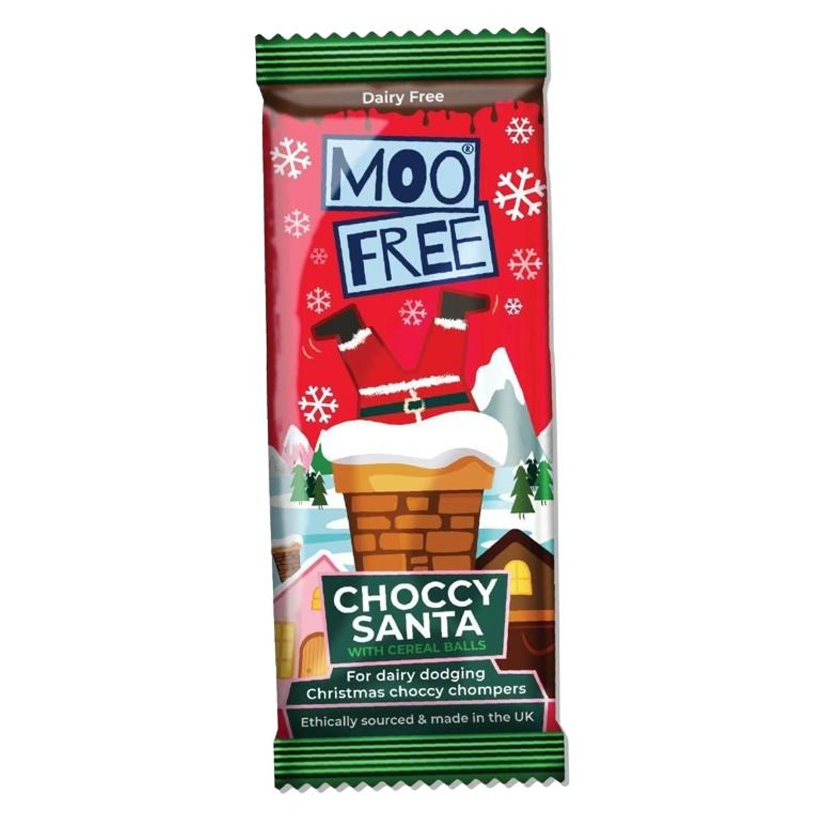 Moo-free Tyčinka Mikuláš kakaová s křupavými kuličkami