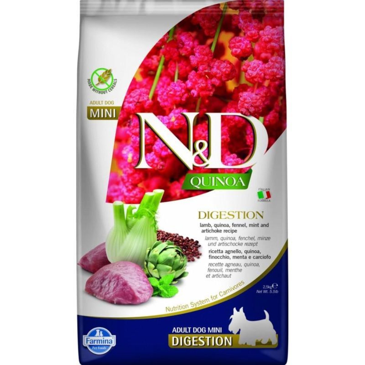 N&D Quinoa Lamb & Fennel Adult Mini hypoalergenní granule pro psy