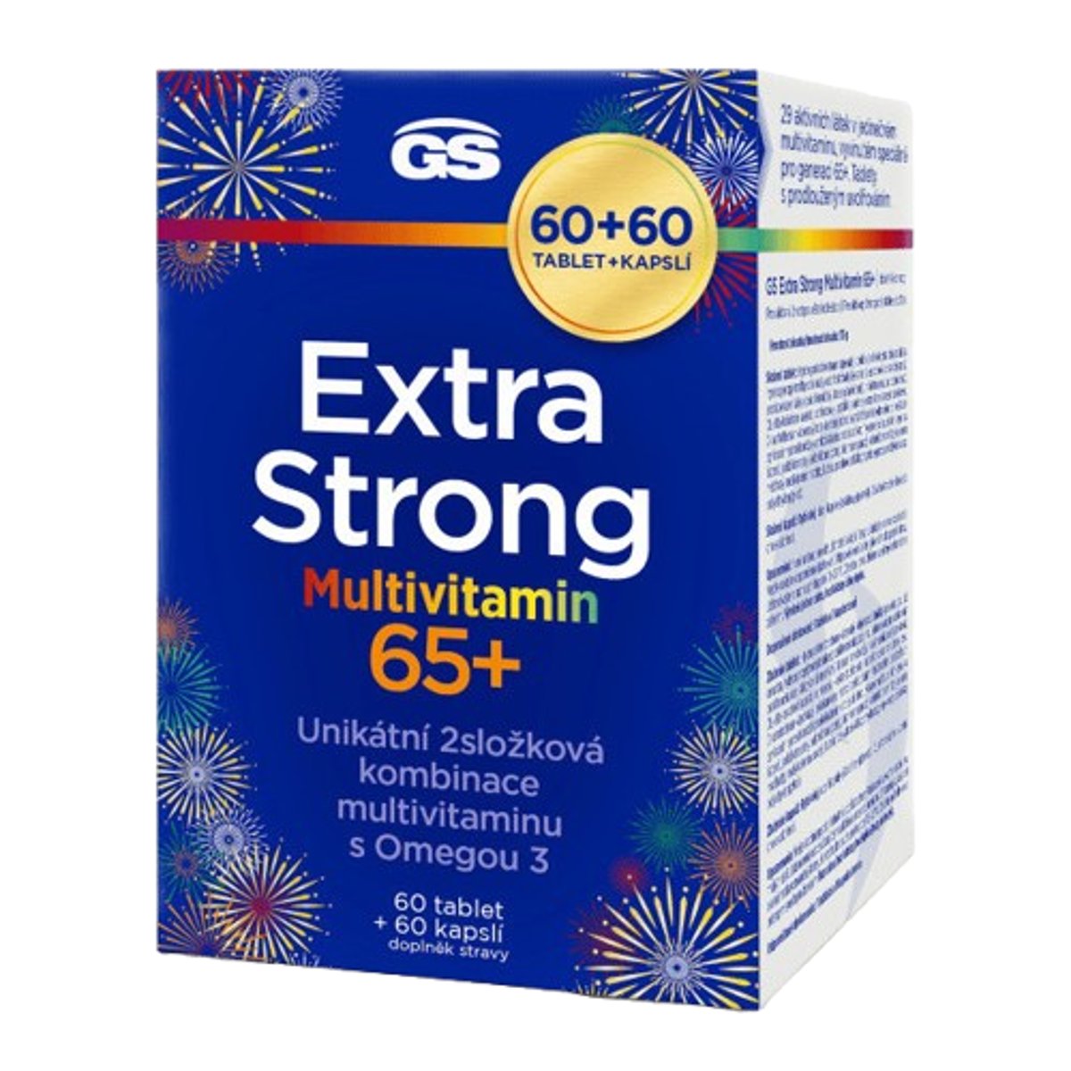 GS Extra strong multivitamin 65+ 60 tablet + 60 kapslí NAVÍC