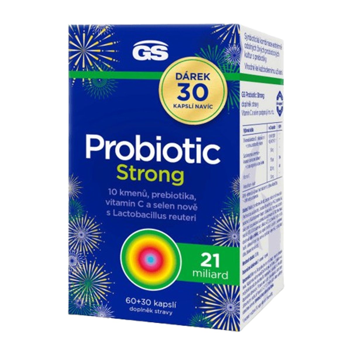 GS Probiotic Strong cps.60+30 dárek