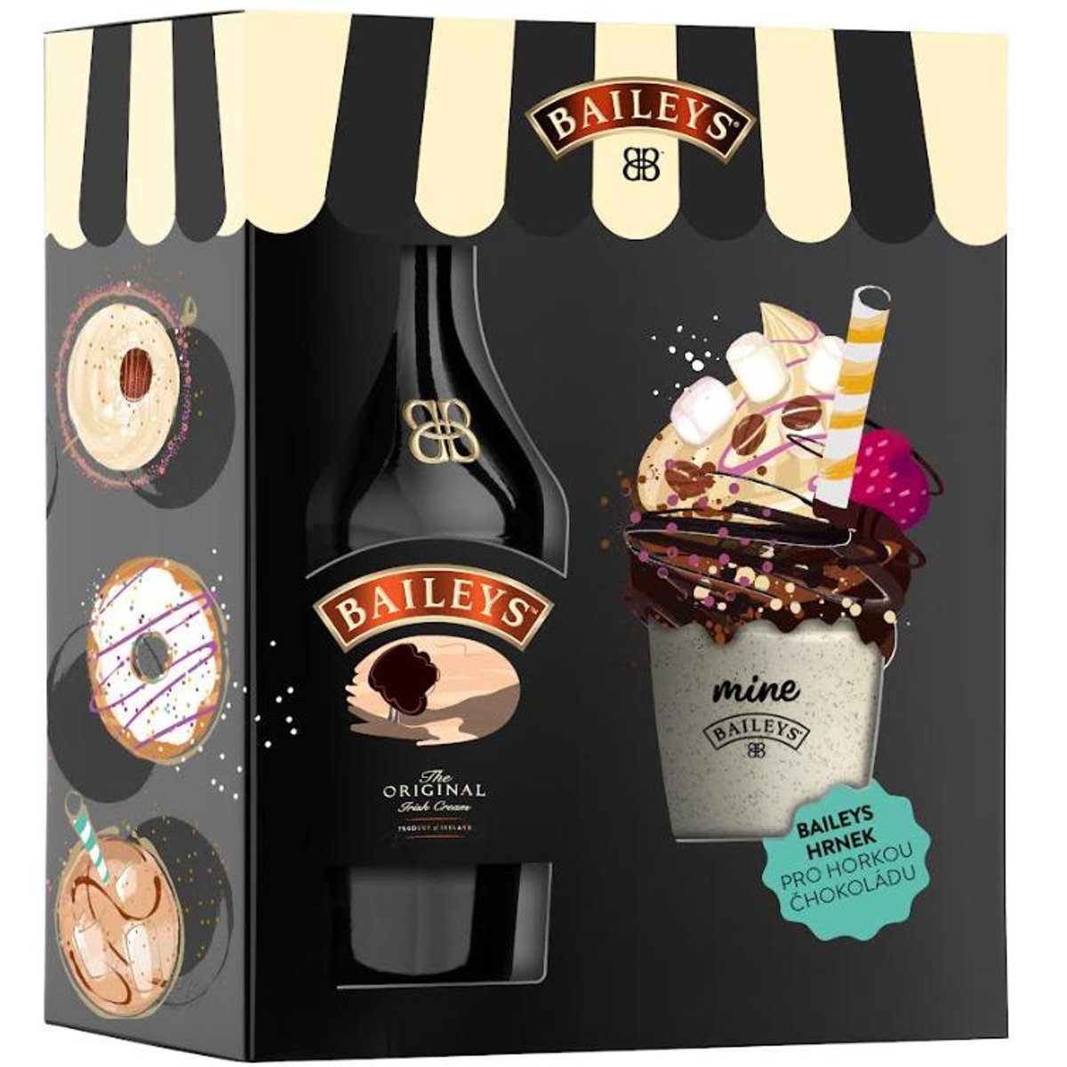 Baileys The Original 17% obj., s hrnečkem, dárkové balení