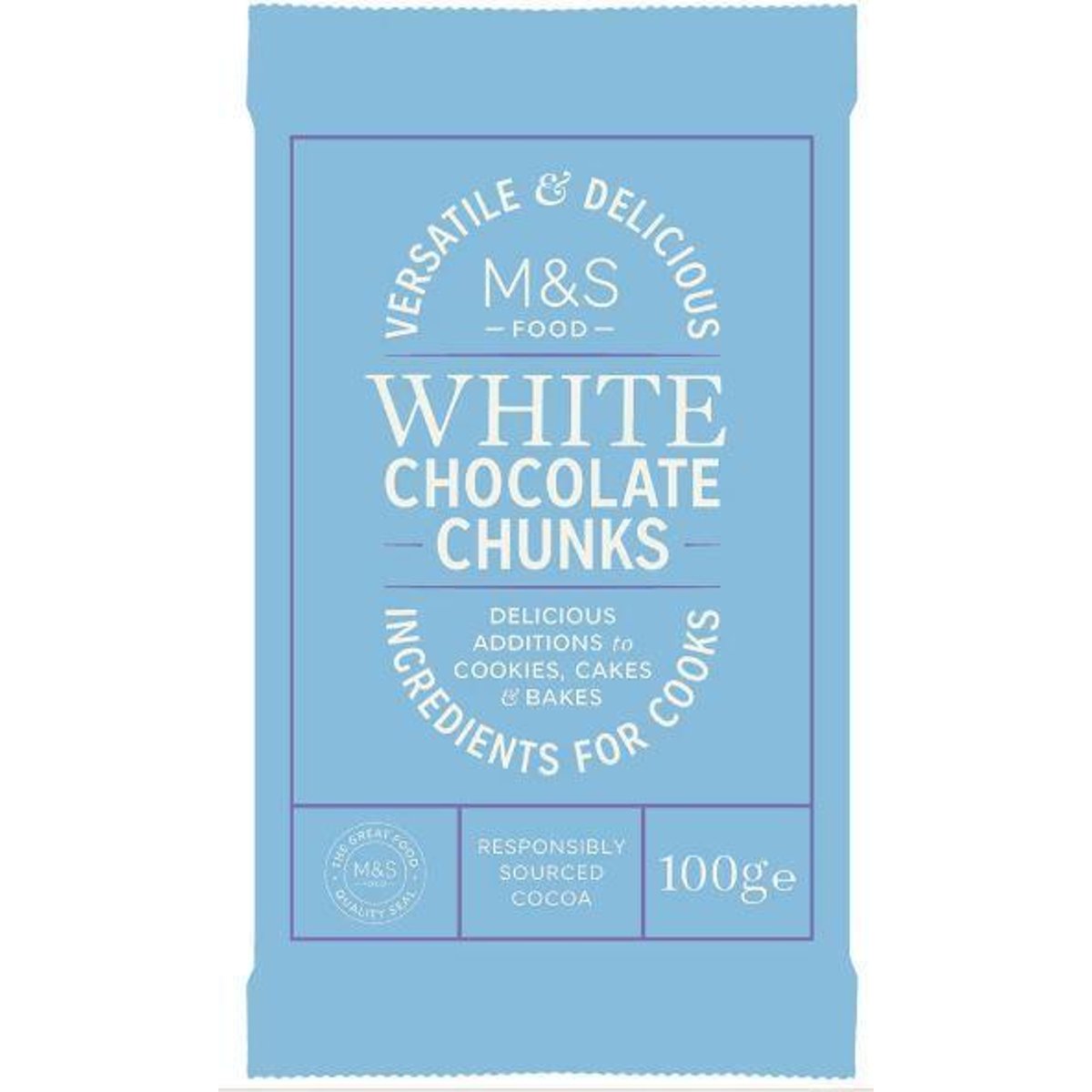 Marks & Spencer Kousky bílé čokolády