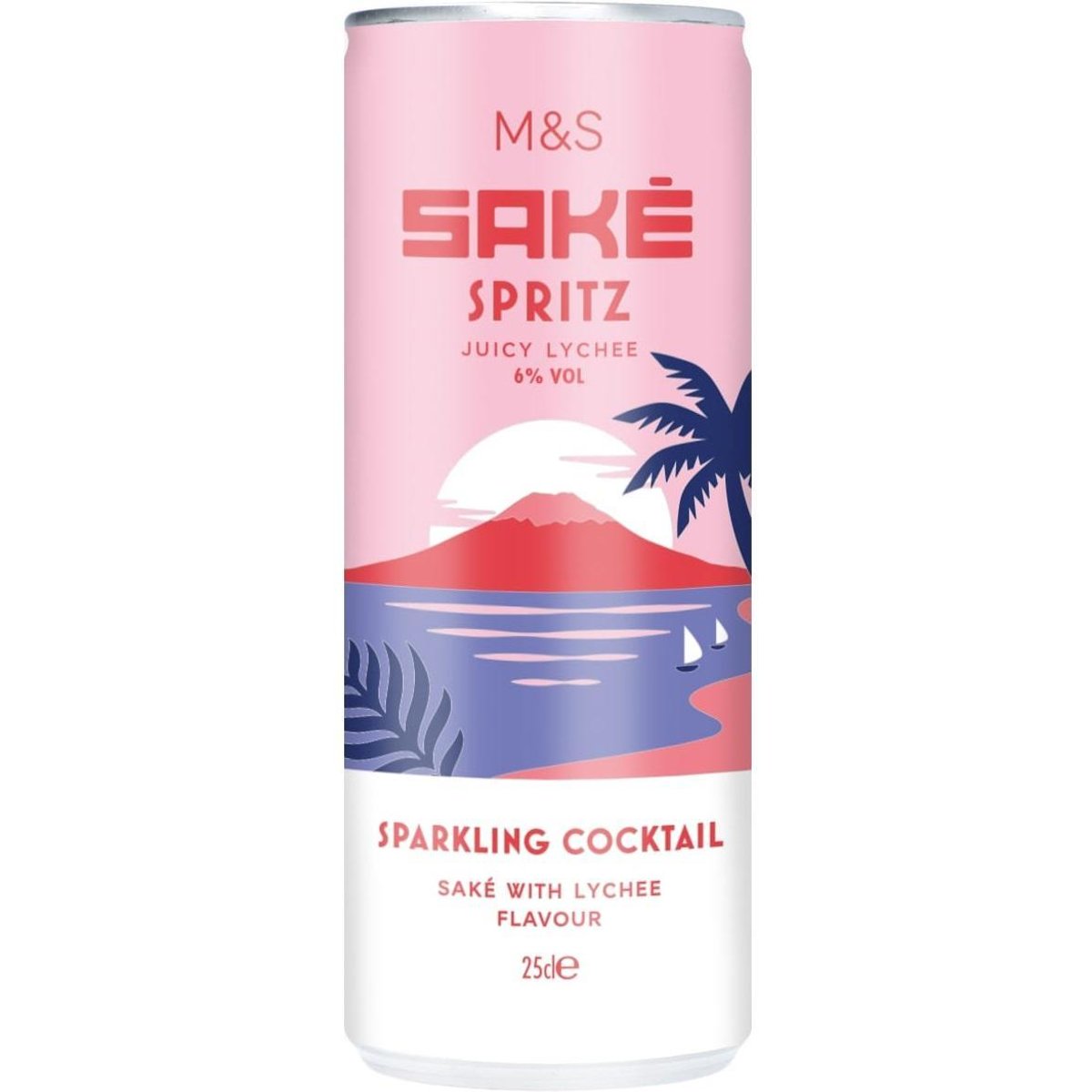 Marks & Spencer Sycený alkoholický nápoj s vínem z fermentované rýže a příchutí liči