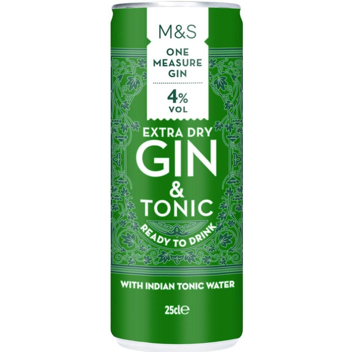 Marks & Spencer Sycený alkoholický nápoj z toniku a extra suchého ginu