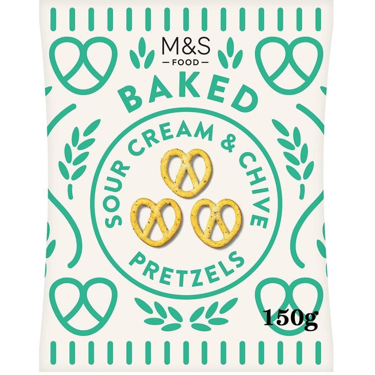 Marks & Spencer Preclíky z pšeničné mouky a brambor s příchutí zakysané smetany a pažitky