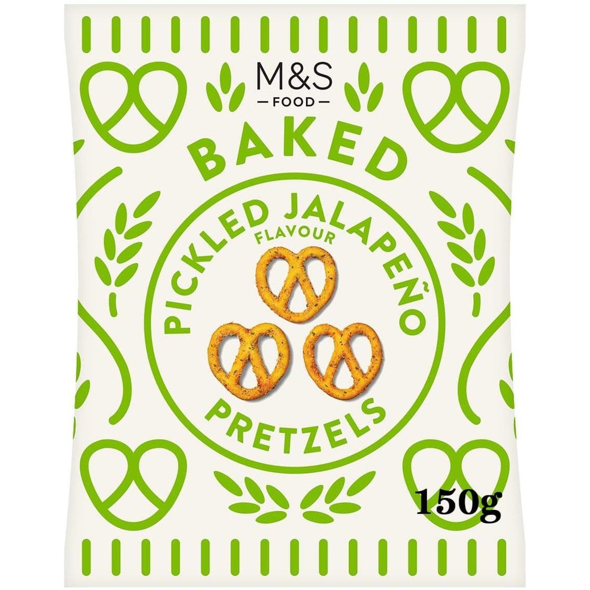 Marks & Spencer Preclíky z pšeničné mouky a sušených brambor ochucené kořenící směsí s příchutí nakládaných chilli papriček jalapeño