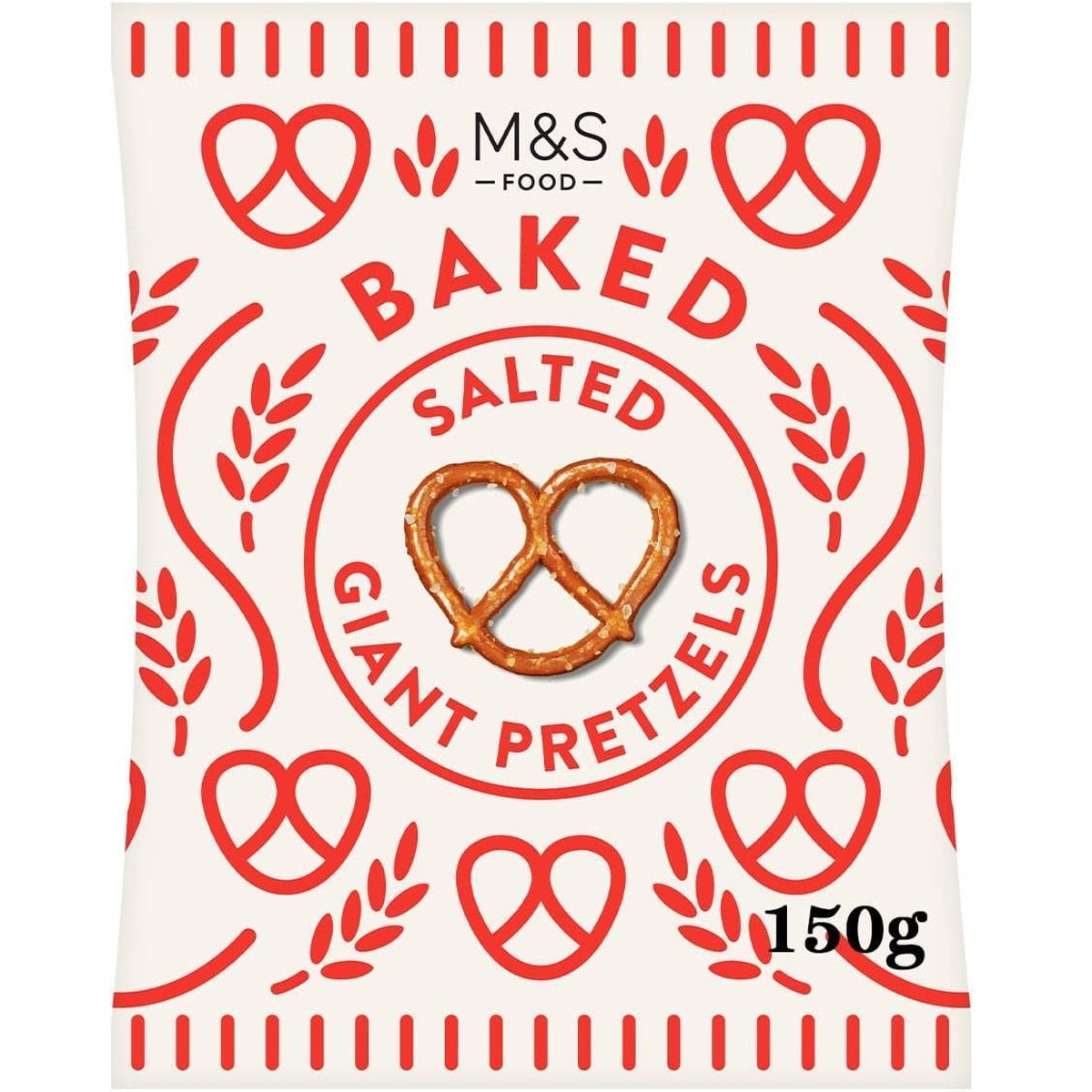 Marks & Spencer Velké pšeničné preclíky s mořskou solí