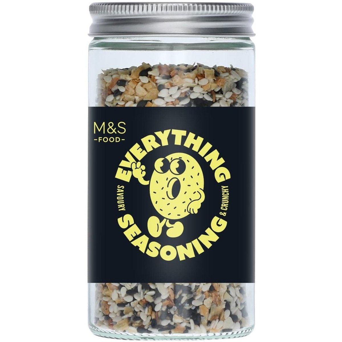 Marks and Spencer Směs sezamových semínek, sušené cibule, semínek máku a česneku
