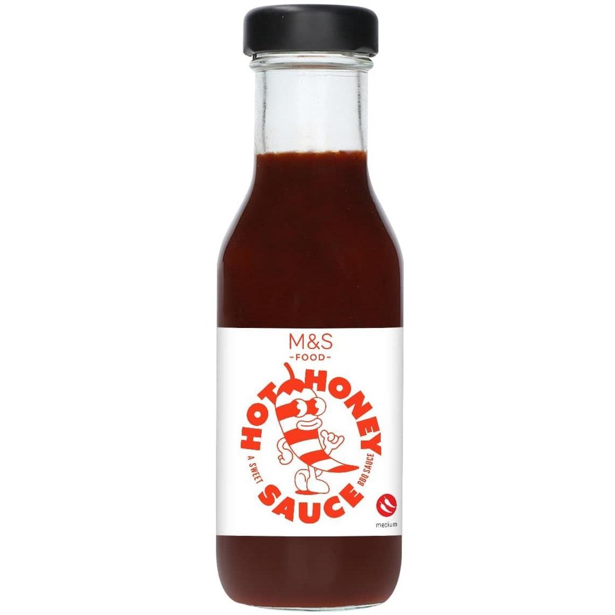 Marks & Spencer Medová omáčka s česnekem a uzenými chilli papričkami