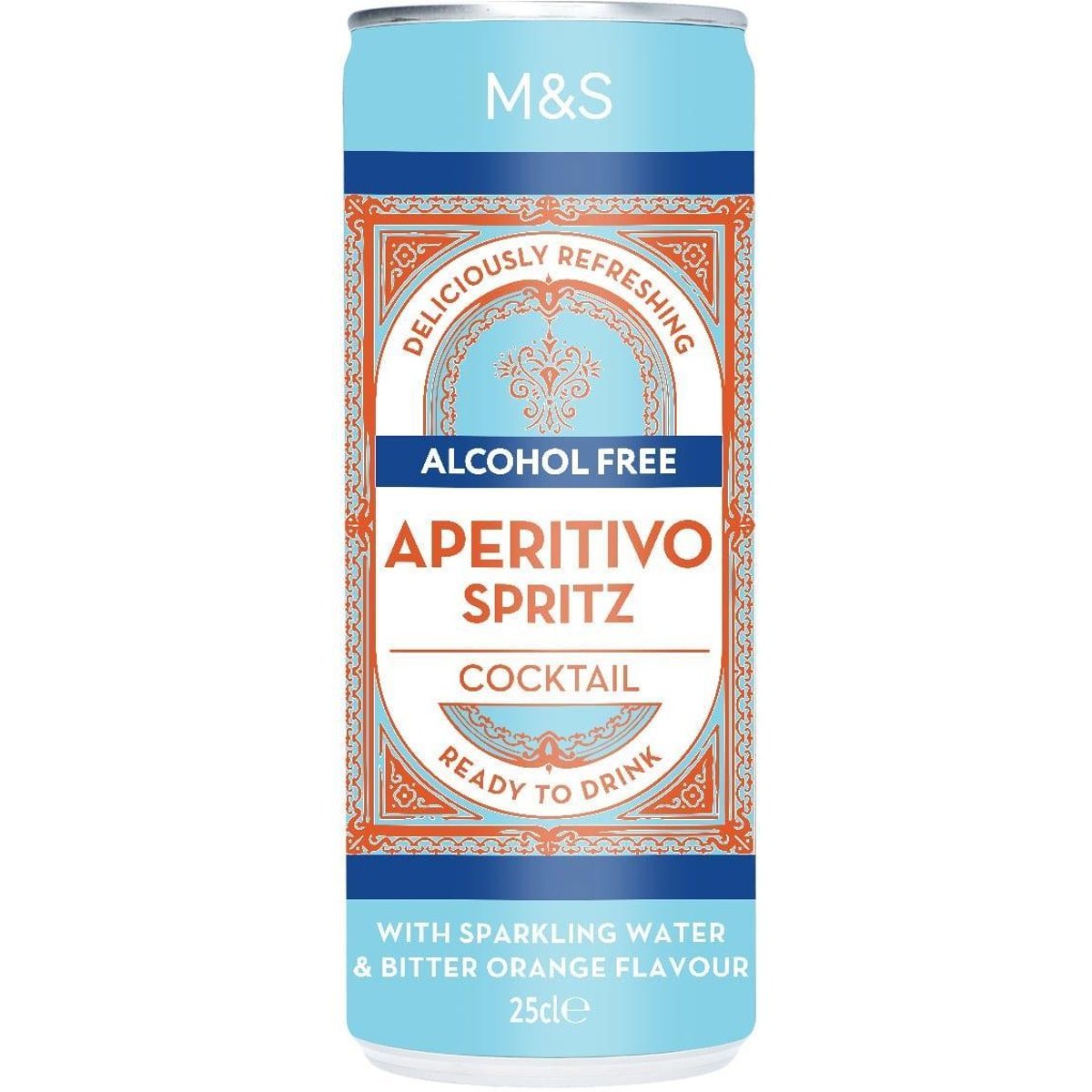 Marks & Spencer Sycený nealkoholický koktejl s příchutí hořkého pomeranče