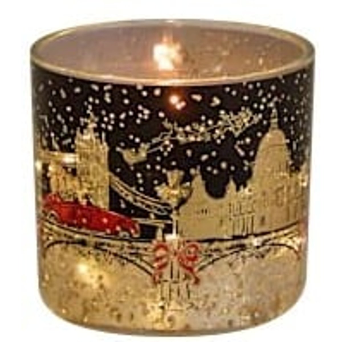 Marks & Spencer LED vonná svíčka s vůní mandarinky, hřebíčku a skořice