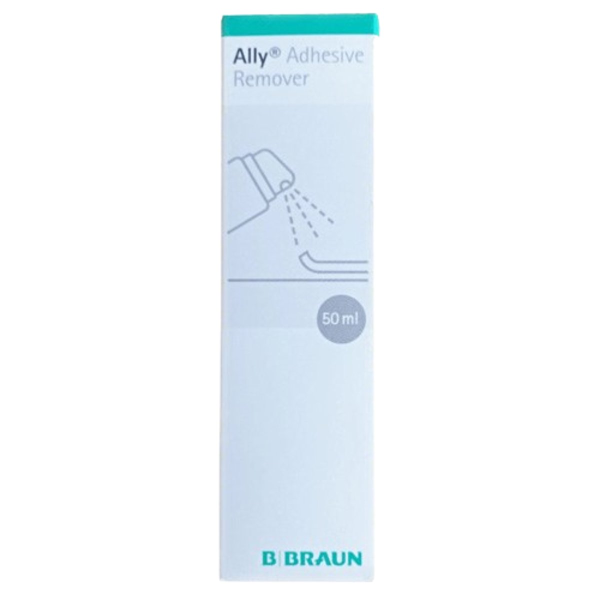 B. Braun Adhesive Remover ODSTRAŇOVAČ STOMICKÉ PODLOŽKY, SPRAY, 50 ML, 1 KS