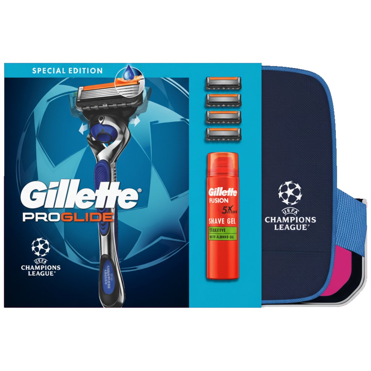 Gillette UEFA Champions League Special Edition ProGlide kosmetická taška